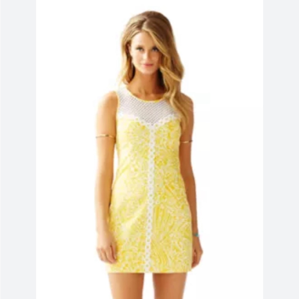 Lily Pulitzer Macfarlane Sunglow yellow sundress 8